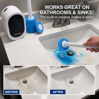 Vontario™ Disposable Toilet Scrubber System