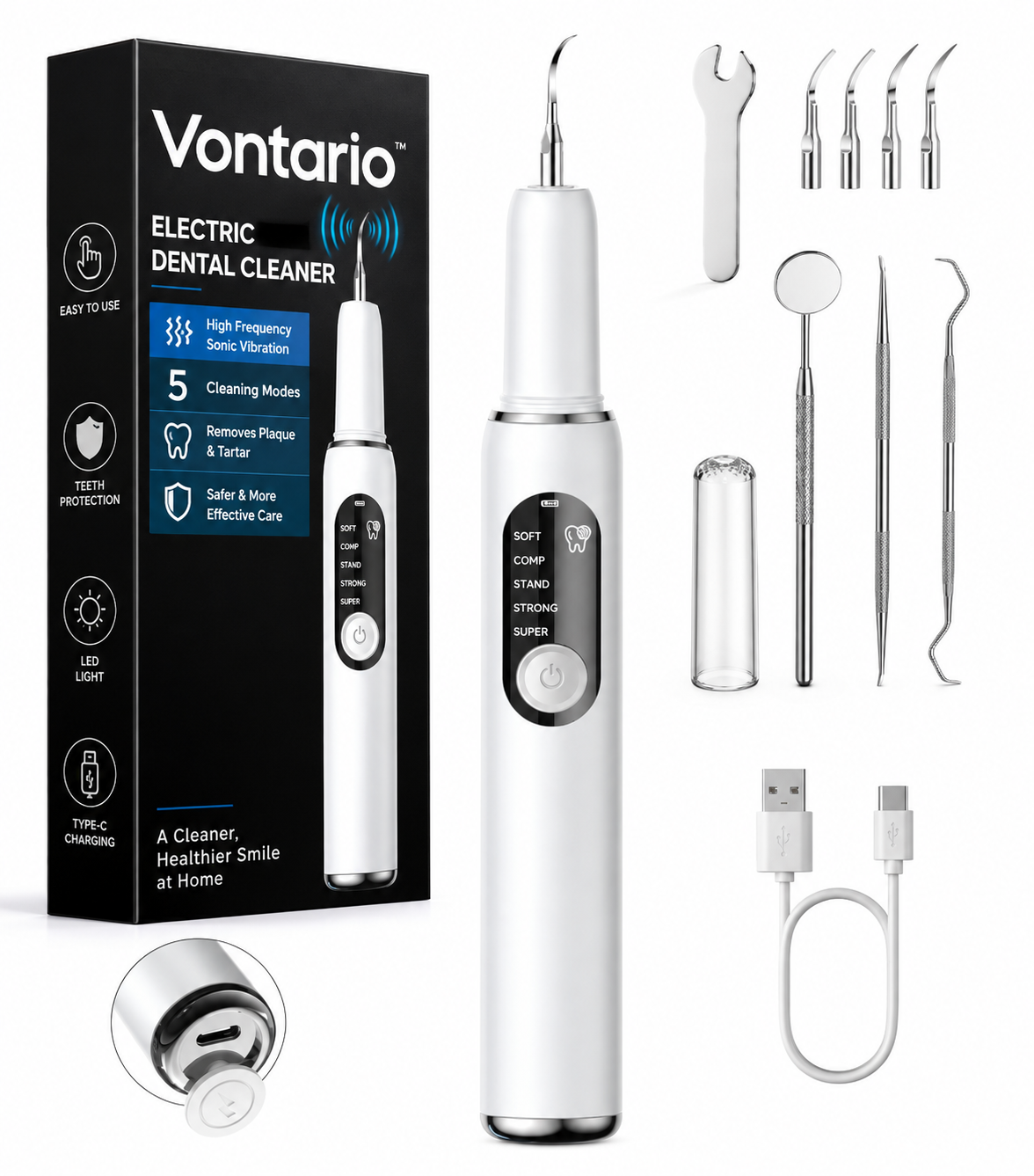 Ultrasonic Dental Plaque and Tartar Remover